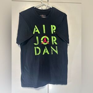 Air Jordan Basketball Jumpman Logo Black T-Shirt Men's S Standard Fit 637586-00A